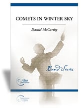 Comets in Winter Sky Concert Band sheet music cover